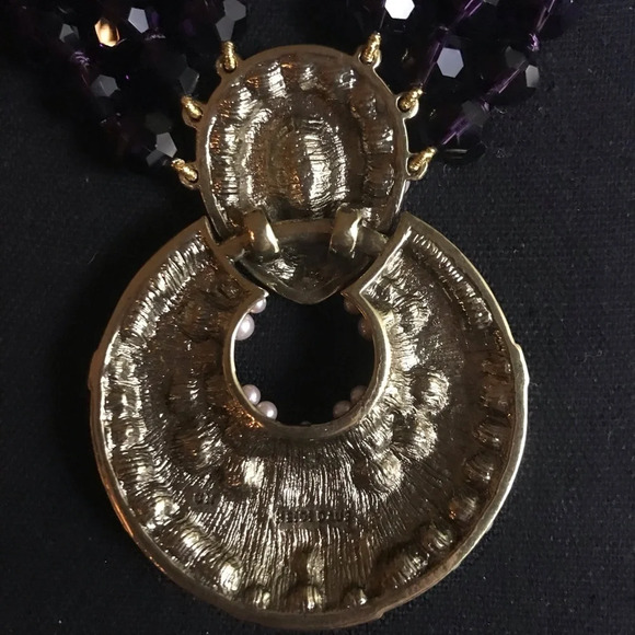 Heidi Daus Crystal Beaded Drop Necklace, NIB​ - Picture 9 of 13